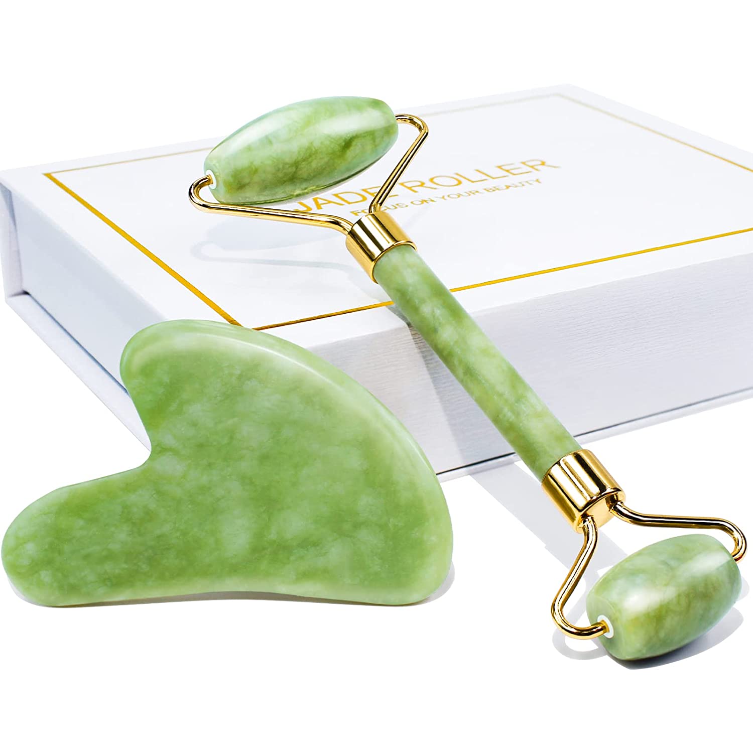 MauSkin™ Jade Roller & Sculpting Gua Sha Set